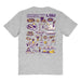 LSU Tigers Vive La Fete Impressions Artwork Purple Womens Cotton Tshirt - Vive La Fête - Online Apparel Store