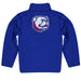 Louisiana Tech Bulldogs Vive La Fete Game Day Solid Blue Quarter Zip Pullover Sleeves - Vive La Fête - Online Apparel Store