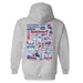Louisiana Tech Bulldogs Hand Sketched Vive La Fete Impressions Artwork Navy Cotton Fleece Long Sleeve Hoodie - Vive La Fête - Online Apparel Store