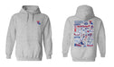 Louisiana Tech Bulldogs Hand Sketched Vive La Fete Impressions Artwork Navy Cotton Fleece Long Sleeve Hoodie - Vive La Fête - Online Apparel Store