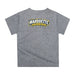 Marquette Golden Eagles Original Dripping Football Helmet Heather Gray T-Shirt by Vive La Fete - Vive La Fête - Online Apparel Store