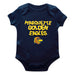 Marquette Golden Eagles Vive La Fete Infant Game Day Navy Short Sleeve Bodysuit