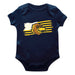 Marquette Golden Eagles Vive La Fete Infant Game Day Navy Short Sleeve Bodysuit