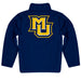 Marquette Golden Eagles Vive La Fete Game Day Solid Navy Quarter Zip Pullover Sleeves - Vive La Fête - Online Apparel Store