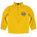Marquette Golden Eagles Vive La Fete Game Day Solid Gold Quarter Zip Pullover Sleeves