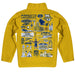 Marquette Golden Eagles Hand Sketched Vive La Fete Impressions Artwork Gold Boys Quarter Zip Pullover V1 - Vive La Fête - Online Apparel Store