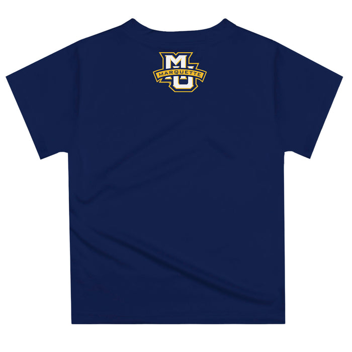 Marquette Golden Eagles Vive La Fete Excavator Boys Game Day Navy Short Sleeve Tee - Vive La Fête - Online Apparel Store