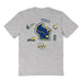 Marquette Golden Eagles Hand Sketched Vive La Fete Impressions Icones Kids Grey T-shirt