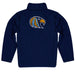 Mississippi College Choctaws Vive La Fete Game Day Solid Blue Quarter Zip Pullover Sleeves - Vive La Fête - Online Apparel Store