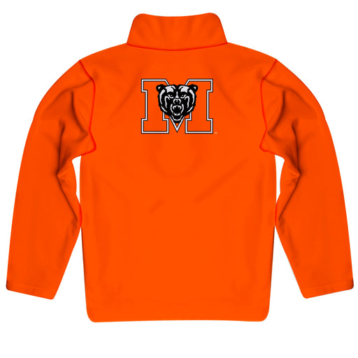 Mercer University Bears MU Vive La Fete Game Day Solid Orange Quarter Zip Pullover Sleeves - Vive La Fête - Online Apparel Store
