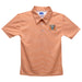 Mercer University Bears MU Embroidered Orange Stripes Short Sleeve Polo Box Shirt
