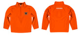 Mercer Bears Vive La Fete Logo and Mascot Name Womens Orange Quarter Zip Pullover - Vive La Fête - Online Apparel Store