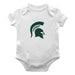 Michigan State Spartans Cotton Short Sleeve Bodysuit White