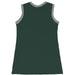 Michigan State Spartans Sleeveless Cheerleader A Line Dress Gray and Green - Vive La Fête - Online Apparel Store