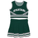 Michigan State Spartans Vive La Fete Game Day Green Sleeveless Chearleader Set