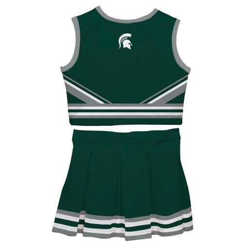 Michigan State Spartans Vive La Fete Game Day Green Sleeveless Chearleader Set - Vive La Fête - Online Apparel Store