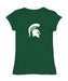 Michigan State Spartans Girl´s Fitted Cotton T-shirt Green