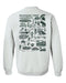 Michigan State Spartans Hand Sketched Artwork Black Crewneck Sweatshirt for Women - Vive La Fête - Online Apparel Store