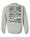 Michigan State Spartans Hand Sketched Artwork Black Crewneck Sweatshirt for Women - Vive La Fête - Online Apparel Store