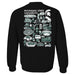 Michigan State Spartans Hand Sketched Artwork Black Crewneck Sweatshirt for Women - Vive La Fête - Online Apparel Store