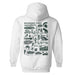 Michigan State Spartans Hand Sketched Artwork Cotton Fleece Women Hoodie - Vive La Fête - Online Apparel Store
