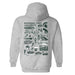 Michigan State Spartans Hand Sketched Artwork Cotton Fleece Women Hoodie - Vive La Fête - Online Apparel Store
