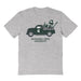 Michigan State Spartans Hand Sketched Vive La Fete Impressions Truck Grey T-shirt for Women