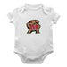 Maryland Terrapins Cotton Short Sleeve Bodysuit White