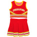 University of Maryland Terrapins Vive La Fete Game Day Red Sleeveless Chearleader Set