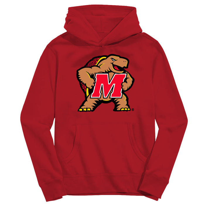 University of Maryland Terrapins Vive La Fete Red Cotton Youth Hoodie