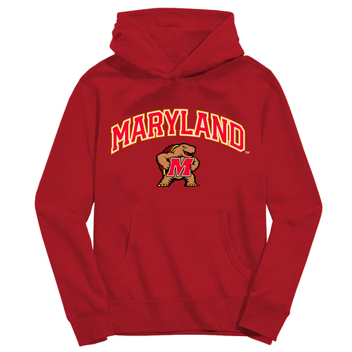 University of Maryland Terrapins Vive La Fete Red Cotton Youth Hoodie