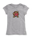 Maryland Terrapins Girl´s Fitted Cotton T-shirt Grey