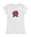 Maryland Terrapins Girl´s Fitted Cotton T-shirt White