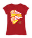 University of Maryland Terrapins Girl´s Fitted Cotton T-shirt Red