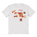 Maryland Terrapins Hand Sketched Vive La Fete Impressions Icones Kids White T-shirt