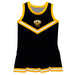 Maryland Baltimore County Retrievers Vive La Fete Game Day Black Sleeveless Cheerleader Dress