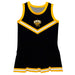 Maryland Baltimore County Retrievers Vive La Fete Game Day Black Sleeveless Cheerleader Dress