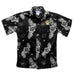 Maryland Baltimore County Retrievers Embroidered Black Hawaiian Short Sleeve Button Down Shirt