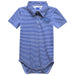 MTSU Blue Raiders Embroidered Royal Stripe Knit Boys Polo Bodysuit
