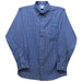 MTSU Blue Raiders Embroidered Royal Gingham Long Sleeve Button Down