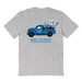 MTSU Blue Raiders Hand Sketched Vive La Fete Impressions Truck Kids Grey Cotton T-shirt