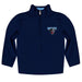 Maine Black Bears Vive La Fete Game Day Solid Dark Blue Quarter Zip Pullover Sleeves