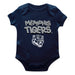 Memphis Tigers Vive La Fete Infant Game Day Navy Short Sleeve Bodysuit