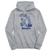 Memphis Tigers Excavator Heather Grey Cotton Youth Hoodie