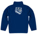 Memphis Tigers Vive La Fete Game Day Solid Blue Quarter Zip Pullover Sleeves - Vive La Fête - Online Apparel Store