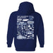 Memphis Tigers Hand Sketched Artwork Cotton Fleece Women Hoodie - Vive La Fête - Online Apparel Store