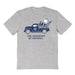Memphis Tigers Hand Sketched Vive La Fete Impressions Truck Grey T-shirt for Women