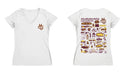Colorado Mesa Mavericks Hand Sketched Vive La Fete Impressions Artwork Maroon Women Cotton Short Sleeve V-Neck Tshirt - Vive La Fête - Online Apparel Store