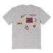 Colorado Mesa CMU Mavericks Hand Sketched Vive La Fete Impressions Icones Grey T-shirt for Women