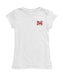 Morehouse College Maroon Tigers Hand Sketched Vive La Fete Impressions Artwork White Girls Cotton Short Sleeve Tee